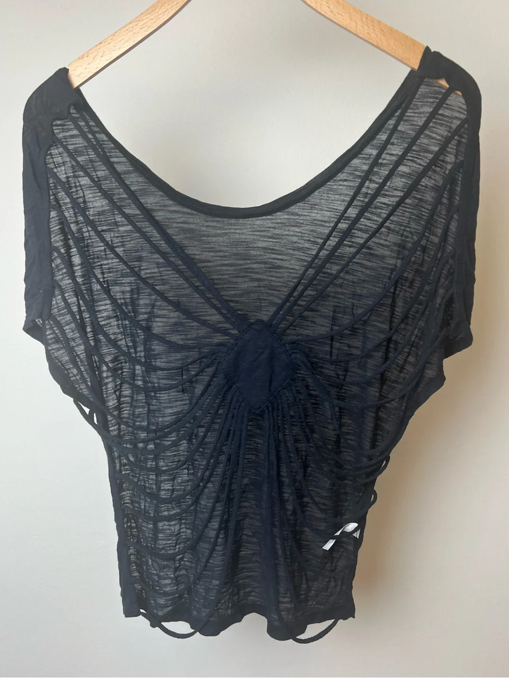 Blue Life Open Back Tee - Picture 2 of 4